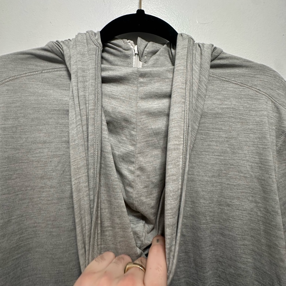 Hurley Light Gray Zip-Up Hoodie - Picture 9 of 9